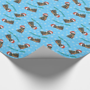 Happy Howlidays Belgian Sheepdog Wrapping Paper
