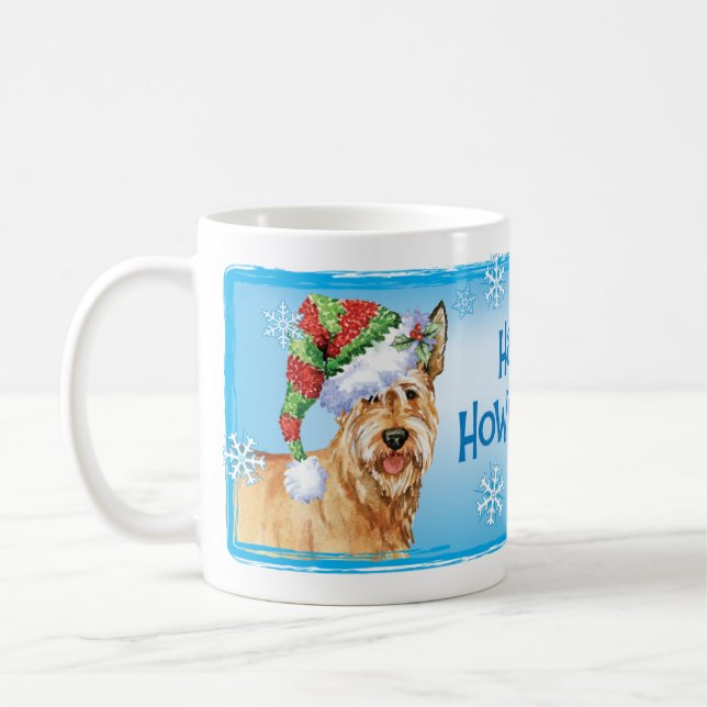 Happy Howlidays Berger Picard Coffee Mug (Left)