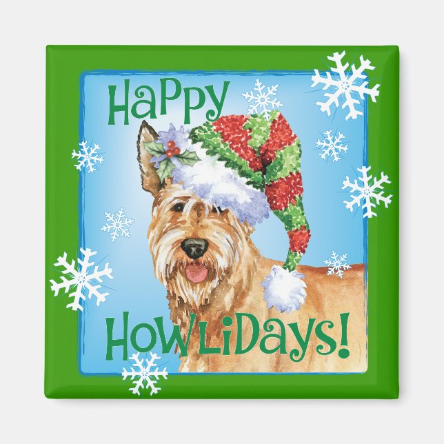 Happy Howlidays Berger Picard Magnet (Front)