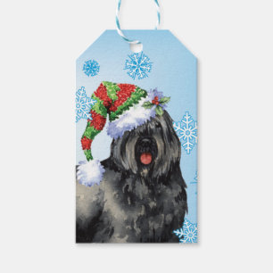 Happy Howlidays Bouvier des Flandres Gift Tags