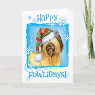 Happy Howlidays Briard Holiday Card
