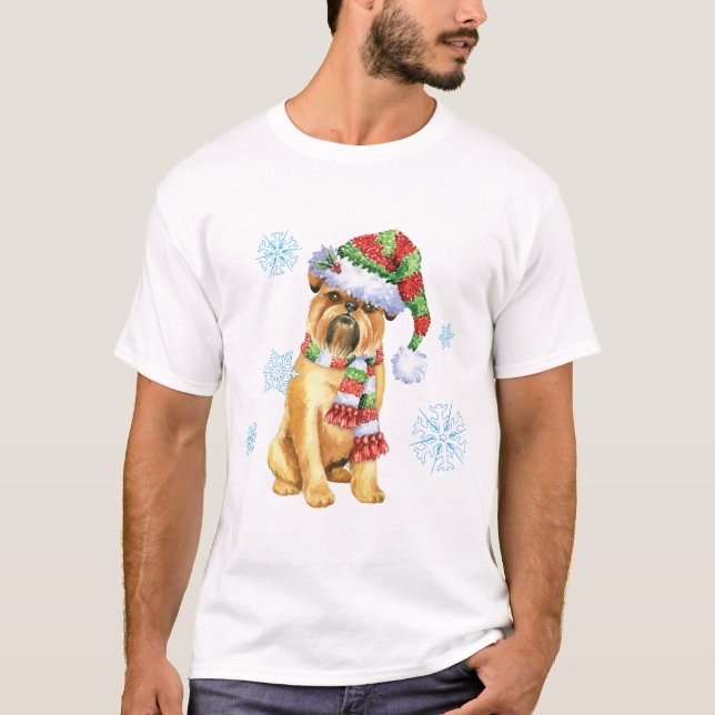 Happy Howlidays Brussels Griffon T-Shirt (Front)