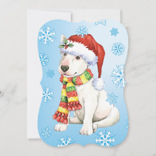 Happy Howlidays Bull Terrier Holiday Card