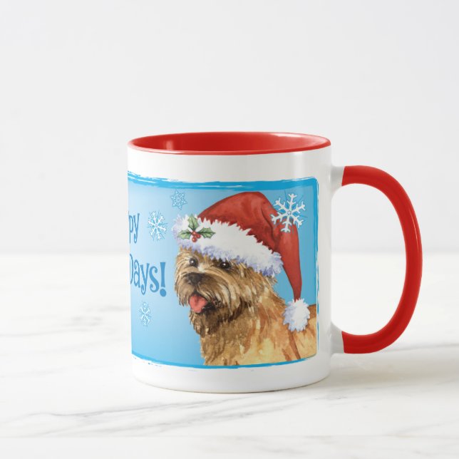 Happy Howlidays Cairn Terrier Mug (Right)
