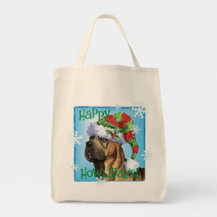 Happy Howlidays Cane Corso Tote Bag