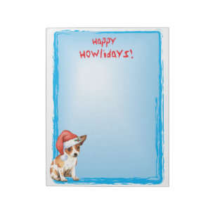 Happy Howlidays Chihuahua Notepad