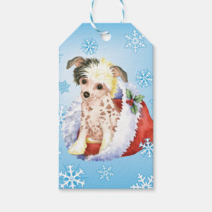 Happy Howlidays Chinese Crested Gift Tags