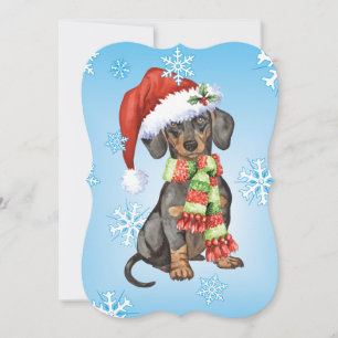 Happy Howlidays Dachshund Holiday Card