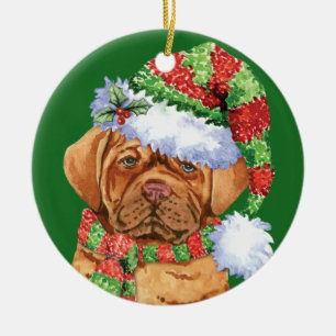 Happy Howlidays Dogue Ceramic Tree Decoration