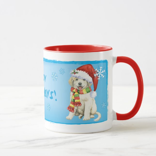 Happy Howlidays Great Pyrenees Mug (Right)