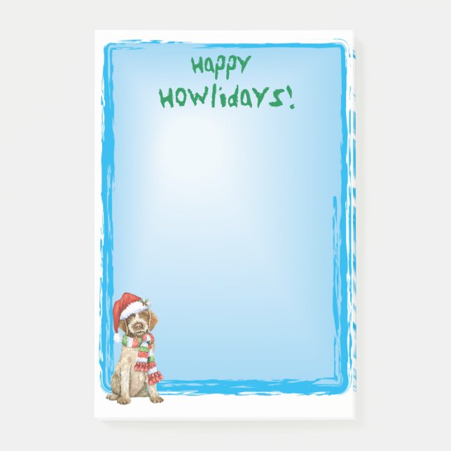 Happy Howlidays Griffon Post-it Notes (Front)
