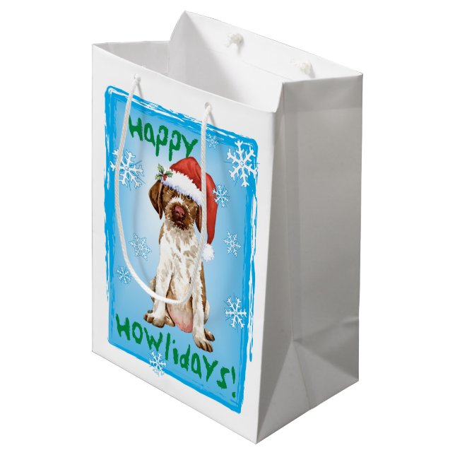 Happy Howlidays GWP Medium Gift Bag (Front Angled)