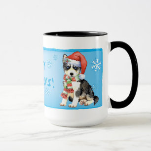 Happy Howlidays Husky Mug