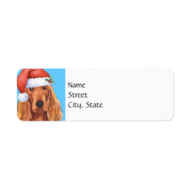 Happy Howlidays Irish Setter (Front)