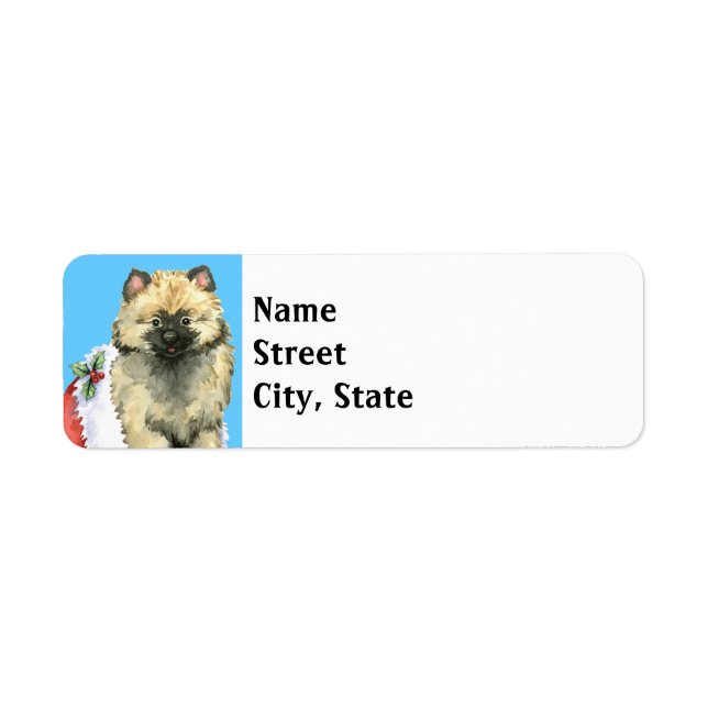 Happy Howlidays Keeshond (Front)