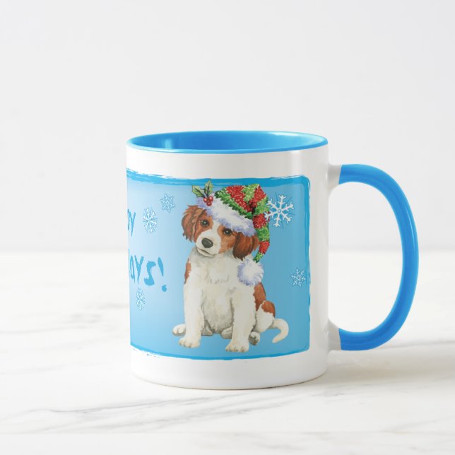 Happy Howlidays Kooikerhondje Mug (Right)