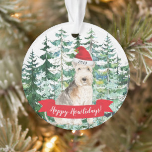 Happy Howlidays Lakeland Terrier Christmas Ornament