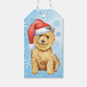 Happy Howlidays Norwich Terrier Gift Tags