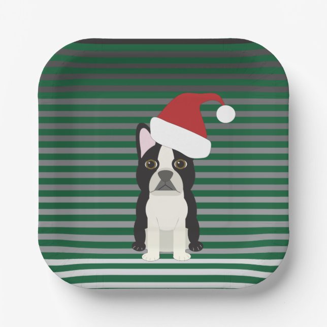 Happy Howlidays Paper Plate (Front)