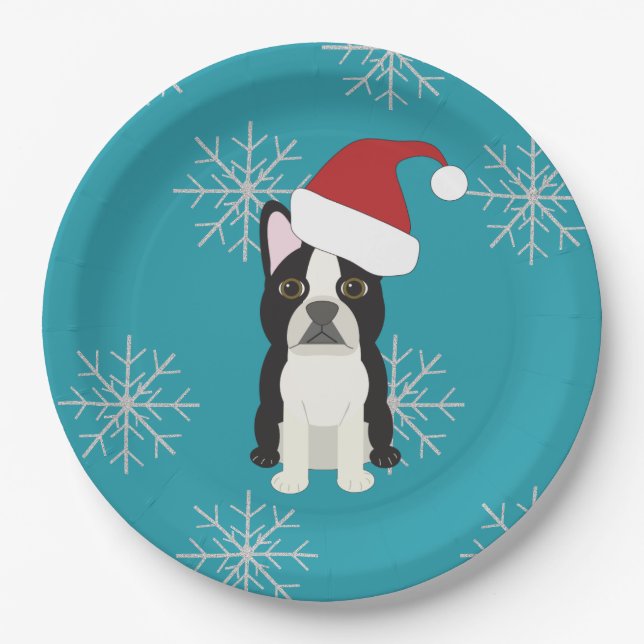 Happy Howlidays Paper Plate (Front)