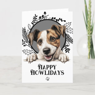 Happy Howlidays Parson Russell Terrier Christmas  Holiday Card