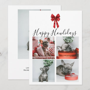 Happy Howlidays Pet Dog Christmas Card