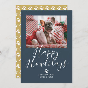 Happy Howlidays Pet Dog Christmas Holiday Card