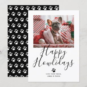 Happy Howlidays Pet Dog Christmas Holiday Card