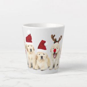 Happy Howlidays Pet Dog Holiday Photo   Christmas Latte Mug