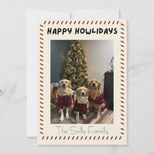 Happy Howlidays Photo Card