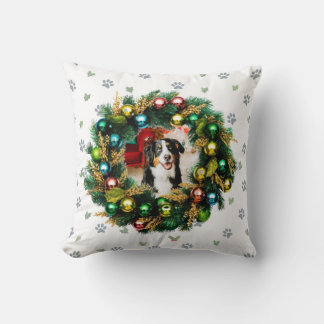 Happy Howlidays Photo Image Cushion