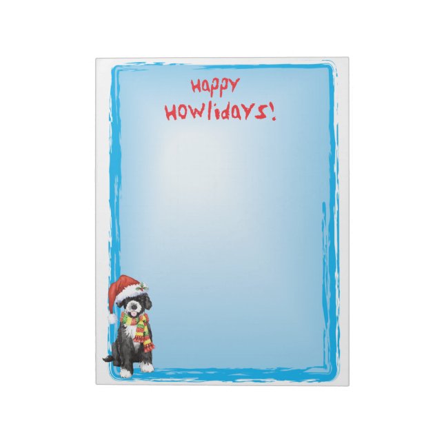 Happy Howlidays PWD Notepad (Rotated)