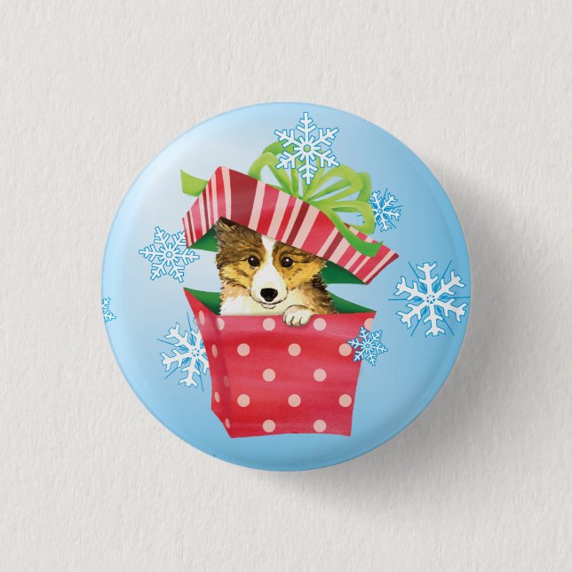 Happy Howlidays Sheltie 3 Cm Round Badge (Front)