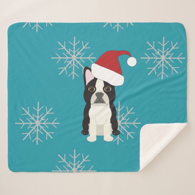 Happy Howlidays Sherpa Blanket (Front (Horizontal))