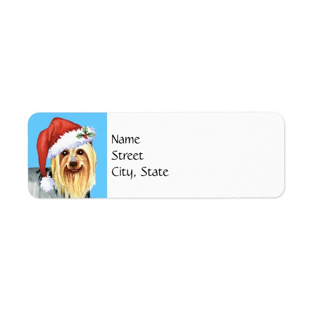 Happy Howlidays Silky Terrier (Front)