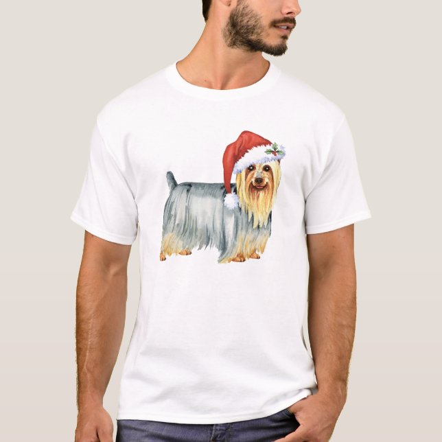 Happy Howlidays Silky Terrier T-Shirt (Front)