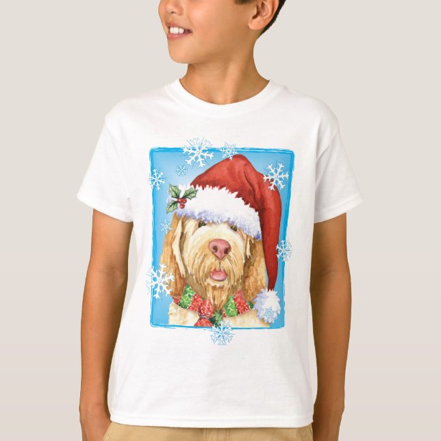 Happy Howlidays Spinone Italiano T-Shirt (Front)