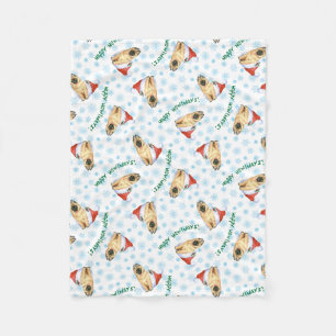 Happy Howlidays Tervuren Fleece Blanket