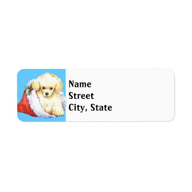 Happy Howlidays Toy Poodle (Front)