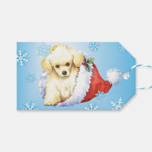 Happy Howlidays Toy Poodle Gift Tags