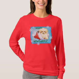 Happy Howlidays Toy Poodle T-Shirt