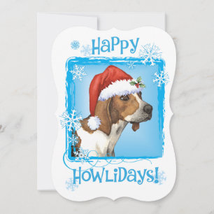 Happy Howlidays Treeing Walker Holiday Card