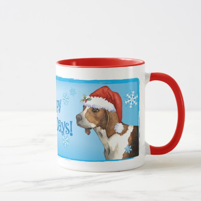 Happy Howlidays Treeing Walker Mug (Right)