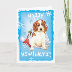 Happy Howlidays Welshie Holiday Card