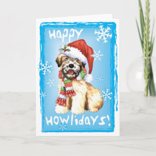 Happy Howlidays Wheaten Holiday Card