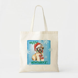 Happy Howlidays Wheaten Tote Bag