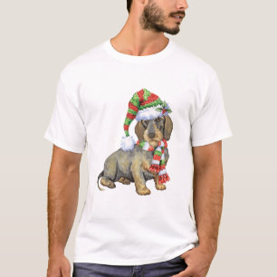 Happy Howlidays Wirehaired Dachshund T-Shirt