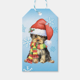 Happy Howlidays Yorkie Gift Tags