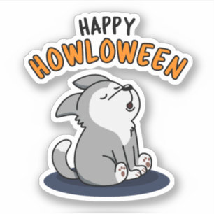 Happy Howloween Funny Dog Pun 