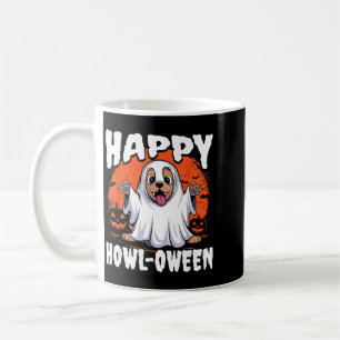 Happy Howloween Ghost Dog Lover Puppy Dogs Pumpkin Coffee Mug